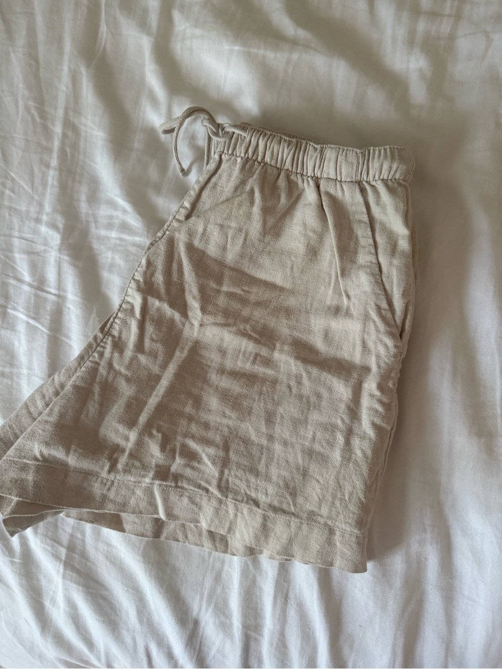Abercrombie linen blend pull on shorts - Picture 11 of 11
